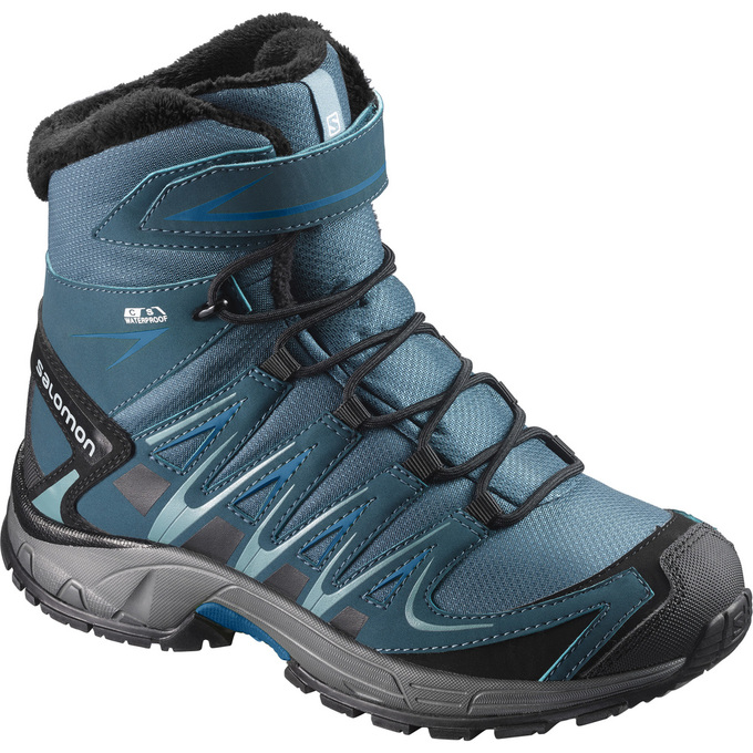 Salomon XA PRO 3D TS CSWP K Botas De Invierno Niños - Turquesa Oscuro - Colombia (40786-DERF)